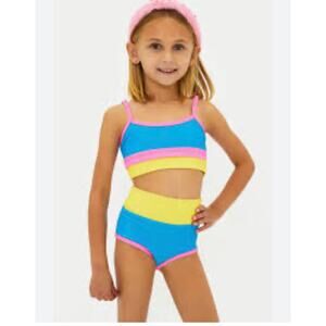 Beach Riot little Kids' Little Eva & Emmy
Two-Piece Swimsuit (new) size 2